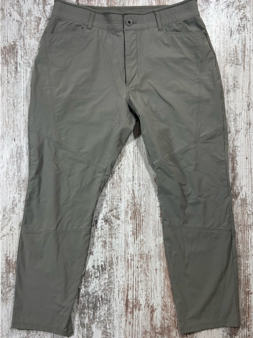 Men’s Kuhl Deceptr tactical hiking pants khaki size 36 x 30 polyester blend